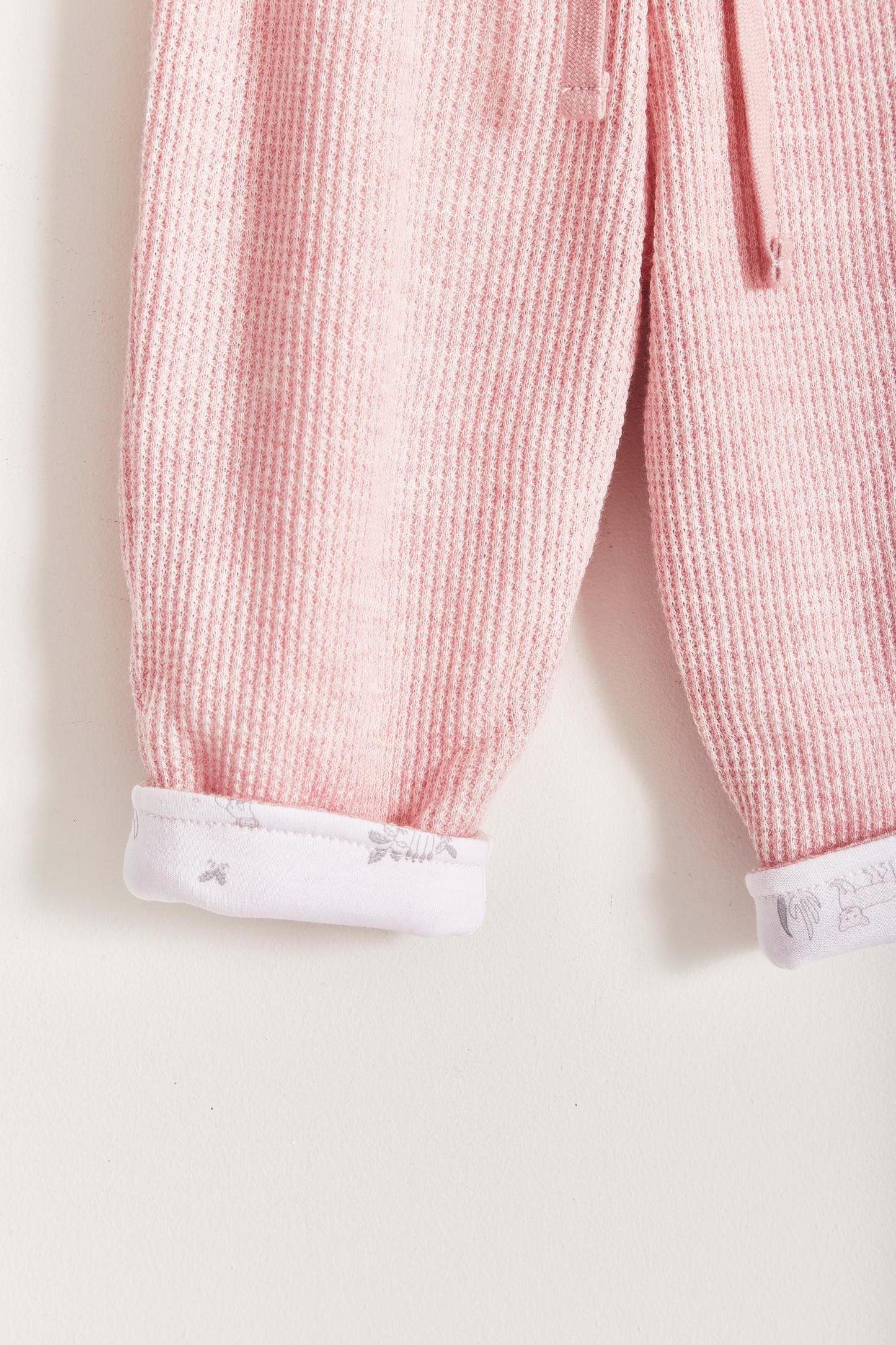 Girl Mini Safari Waffle Cardigan and Joggers Gift Set