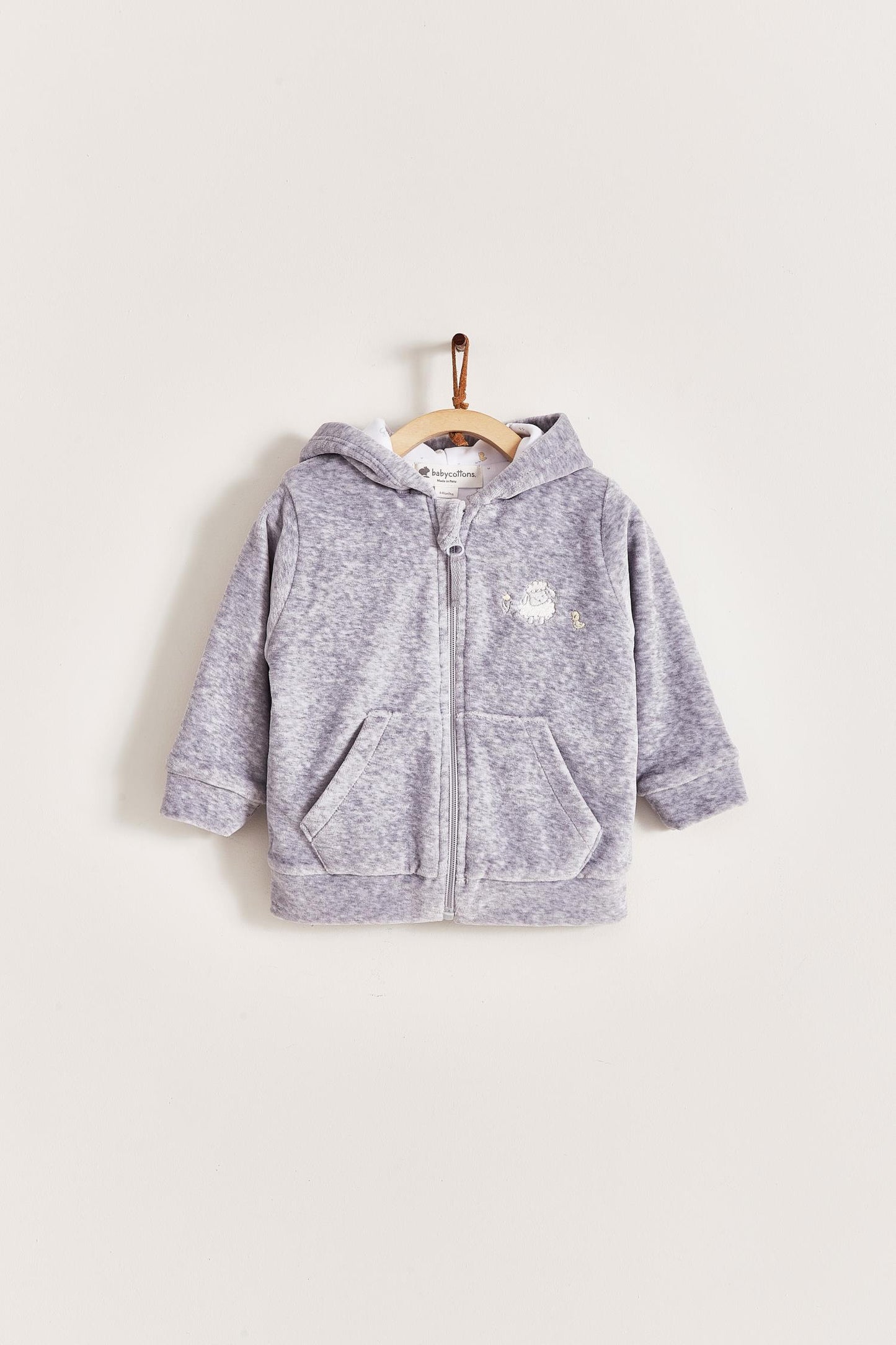 Gift Set: My Fluffy Sheep Reversible Velour Hoodie & Pants Set
