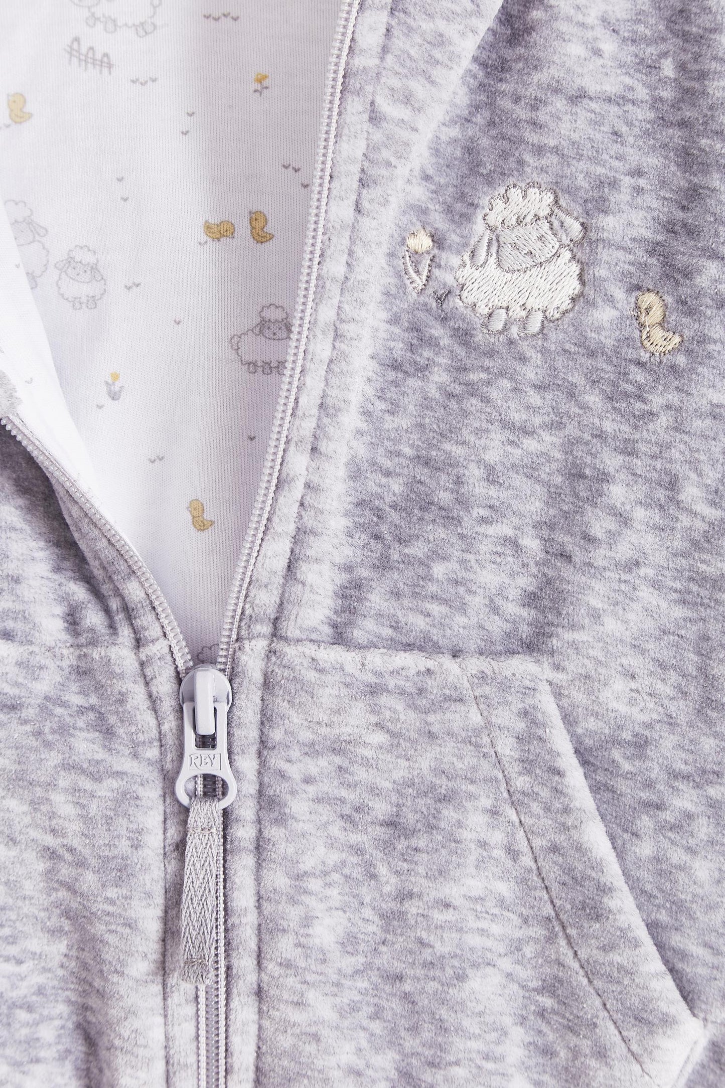 Gift Set: My Fluffy Sheep Reversible Velour Hoodie & Pants Set