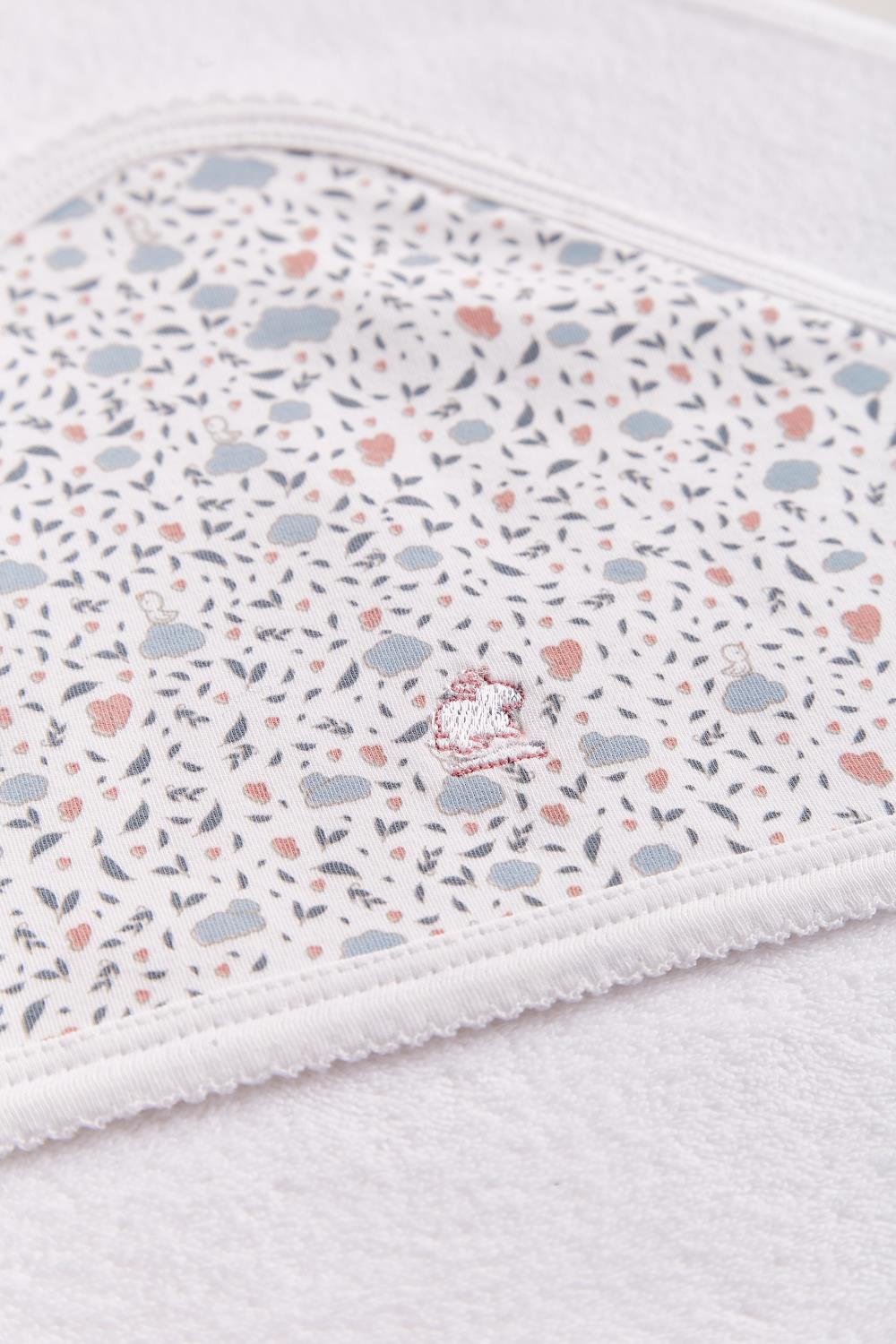 Girl Fall in Love Hooded Towel with Mitt