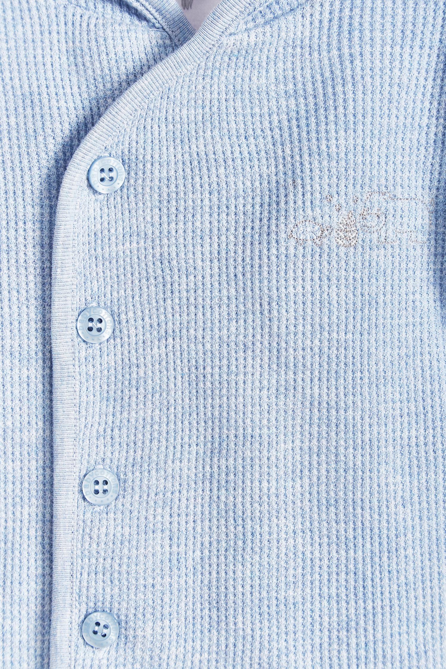 Ideal for winter, Mini Safari Waffle cardigan is super cute and comfortable for babies. Fully lined with printed Pima cotton, outsite is one-color waffle styled. Combine it with our mini safari waffle pants, and mini safari bodysuit for a complete look. Colour: Light-blue. Composition: 100% Peruvian Pima cotton  Made in Peru. Machine washable.