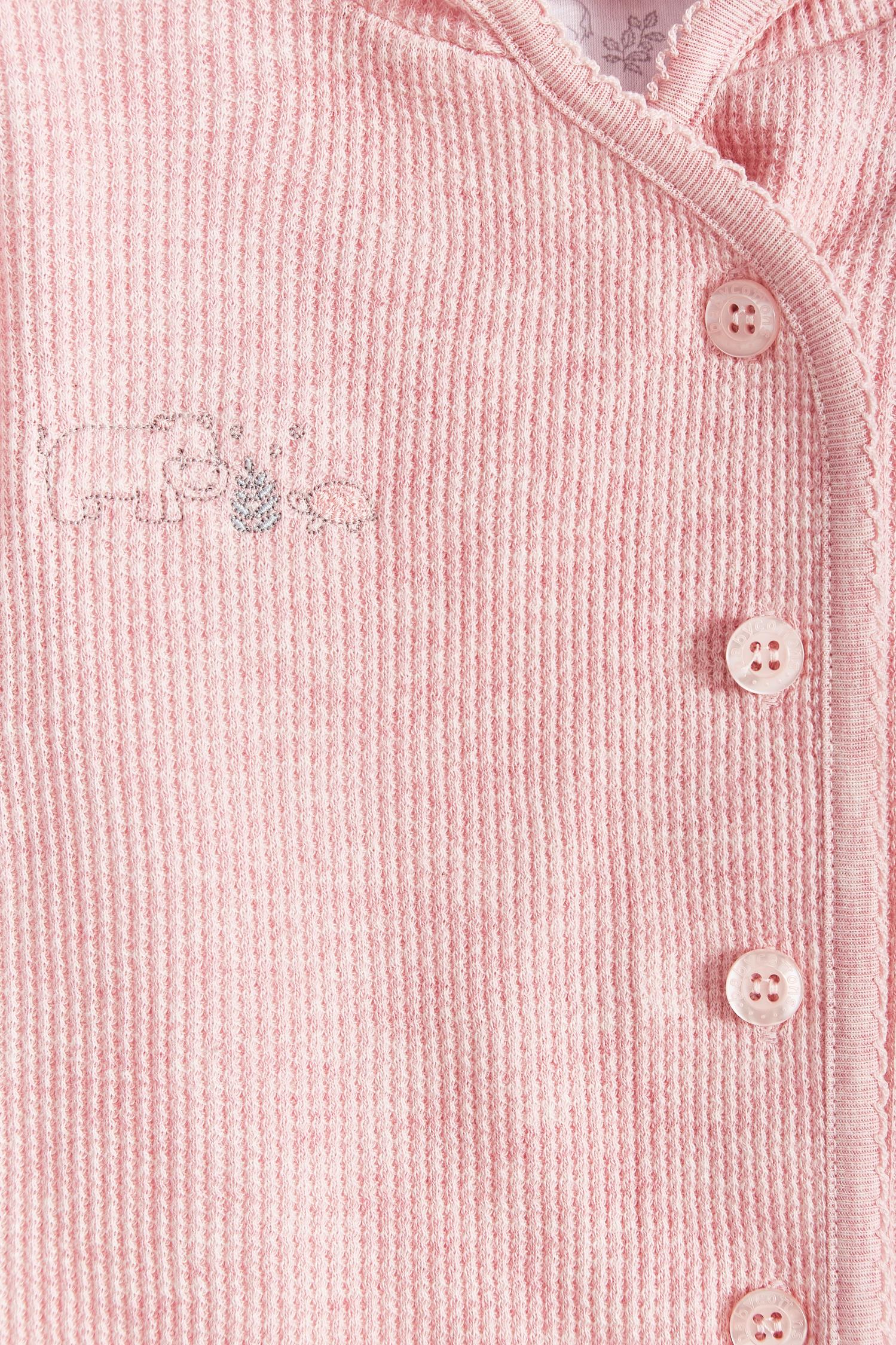 Ideal for winter, Mini Safari Waffle cardigan is super cute and comfortable for babies. Fully lined with printed Pima cotton, outside is one-color waffle styled. Combine it with our mini safari waffle pants, and mini safari bodysuit for a complete look. Colour: Pink. Composition: 100% Peruvian Pima cotton  Made in Peru. Machine washable.